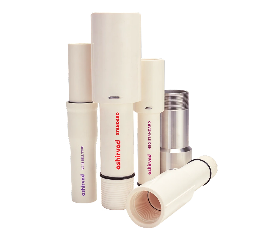 Ashirvad uPVC column pipes, official product photograph